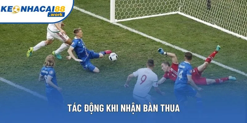 Tác động khi nhận bàn thua Tác động khi nhận bàn thua